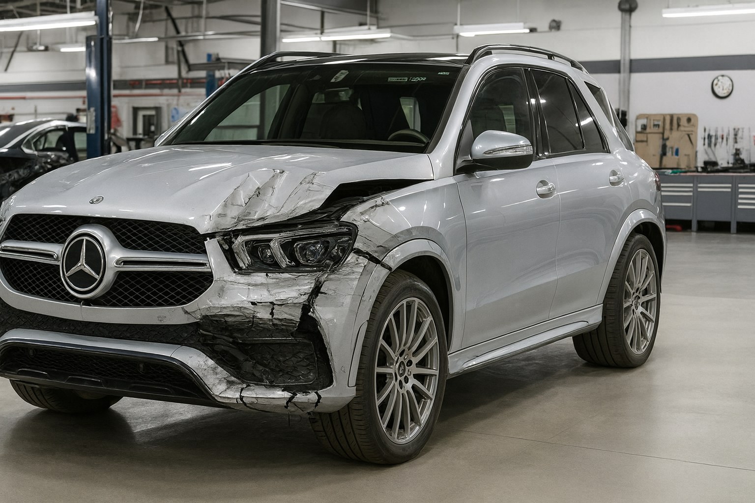 Vehicle before repair